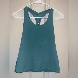 LULULEMON nulu racer back crop tank top